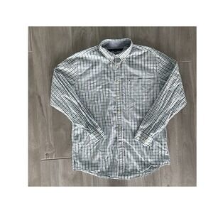 Tommy Hilfiger‎ Plaid Professional Business Button-Down XL TG/XH Preppy Office